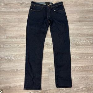 Massimo Dutti Men's Straight Jeans in Dark Blue sz 32 x 33